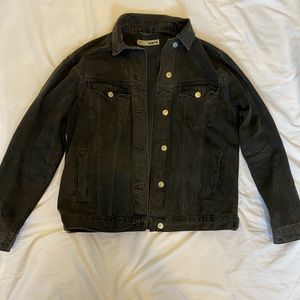 Charcoal Black Jean Jacket